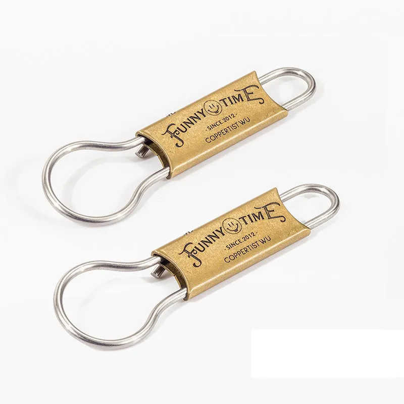 1930s Keyrings Brass Moto KeyChains Hook Keyring Moto Key Holder Key Chain Key Rings for Men
