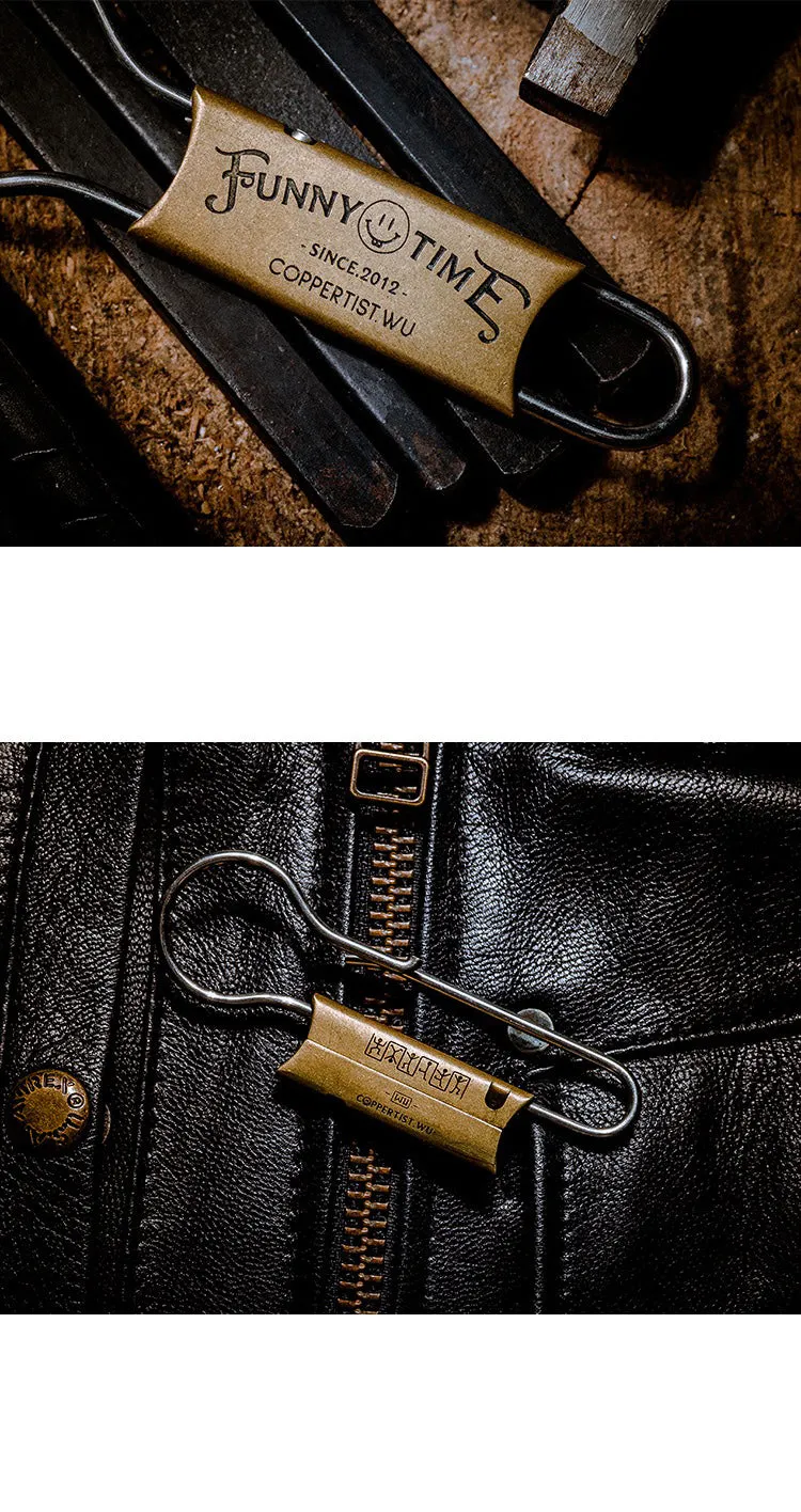 1930s Keyrings Brass Moto KeyChains Hook Keyring Moto Key Holder Key Chain Key Rings for Men