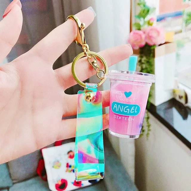 Angel Juice Kawaii Keyring
