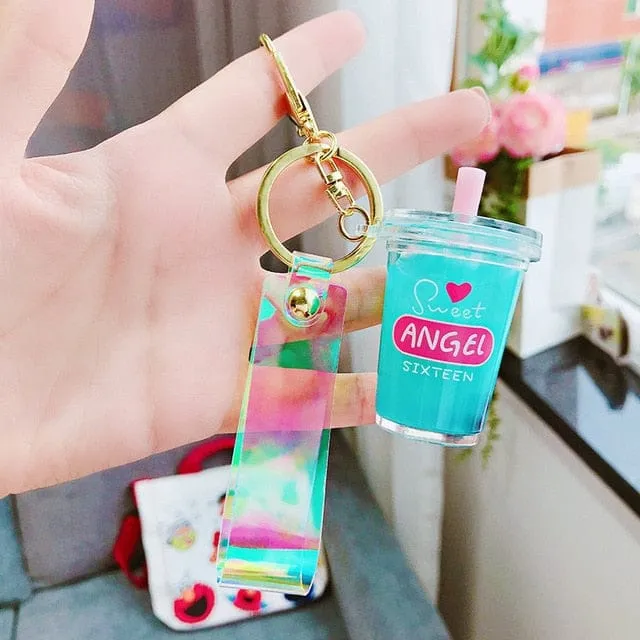 Angel Juice Kawaii Keyring