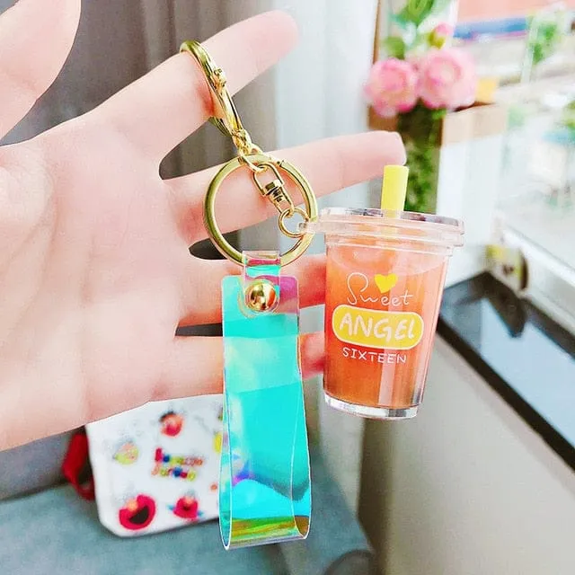 Angel Juice Kawaii Keyring