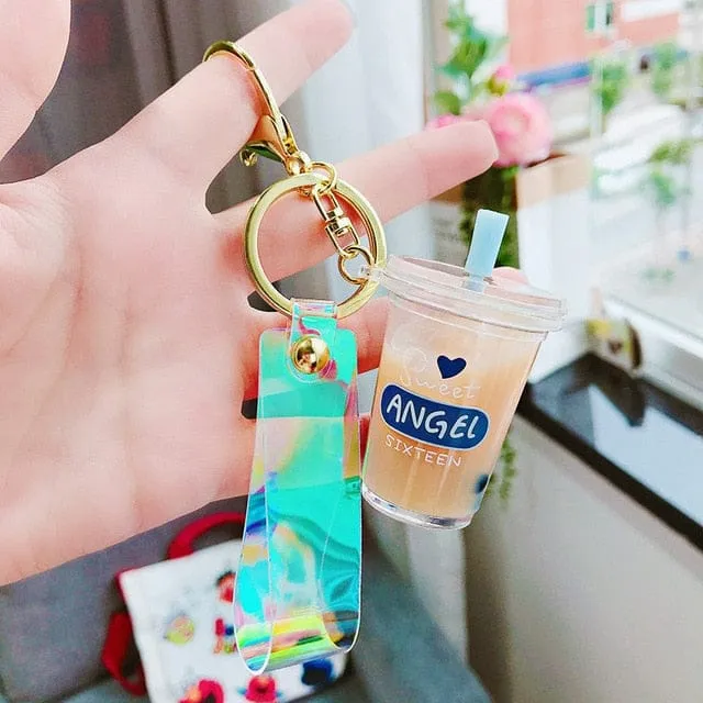 Angel Juice Kawaii Keyring