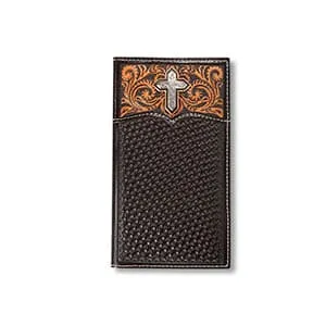 Ariat M&F Men's Rodeo Cross Floral Filigree Wallet