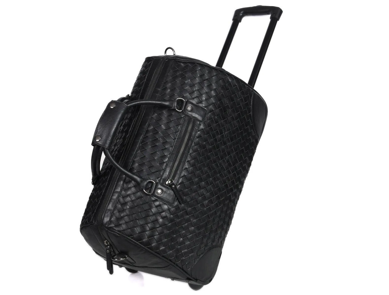 Atria  Upcycled Leather Trolley Bag ( TR-12 )