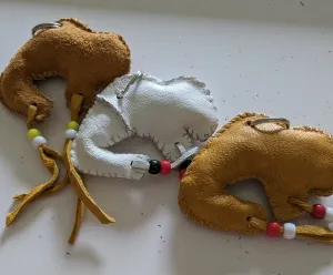 Buffalo Leather Keychains