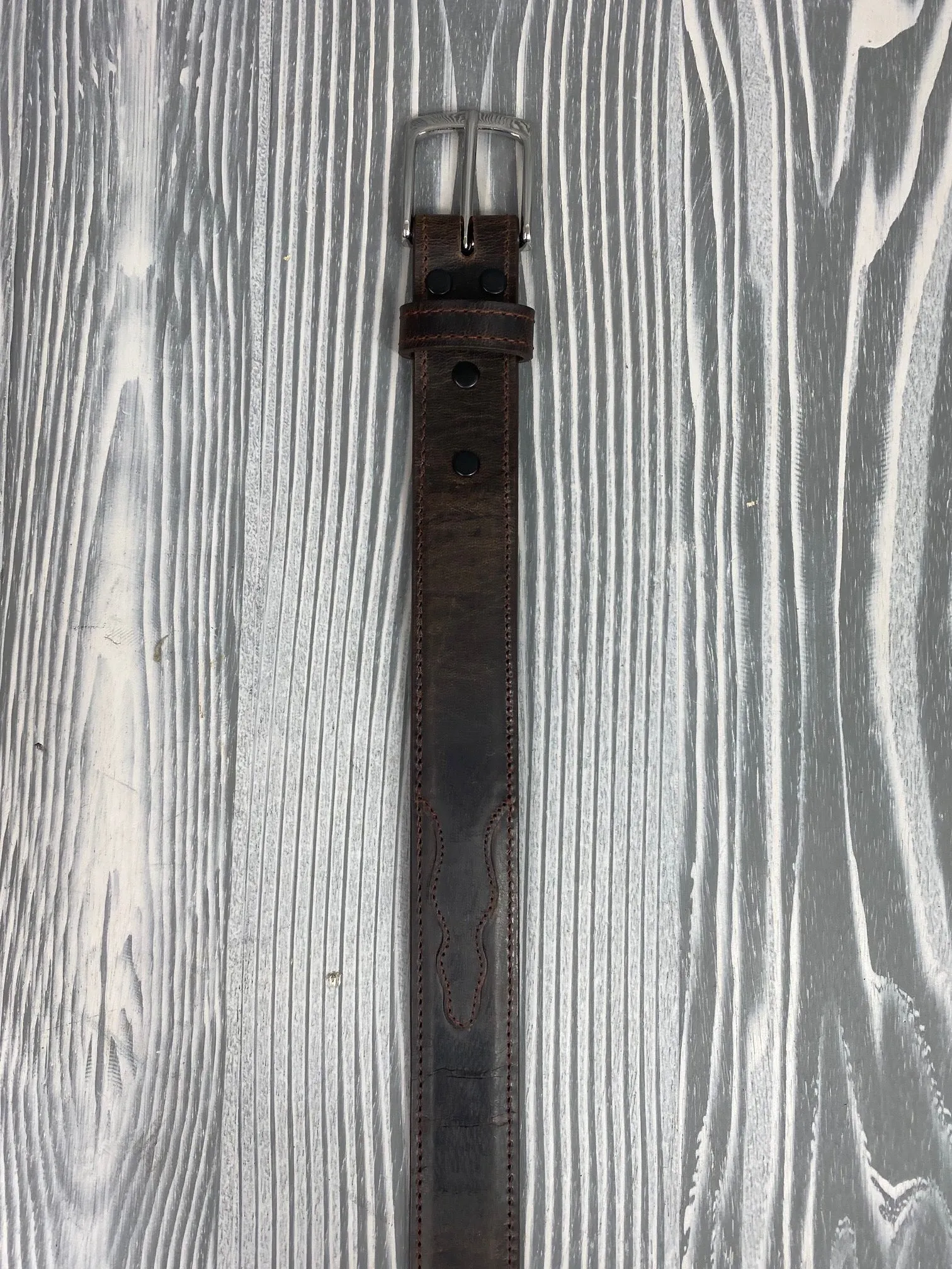 Chacon 1 1/4"  Chocolate Mad Dog Goat Belt