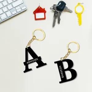 Customized Name Keychain for Couples -  Add Your Names