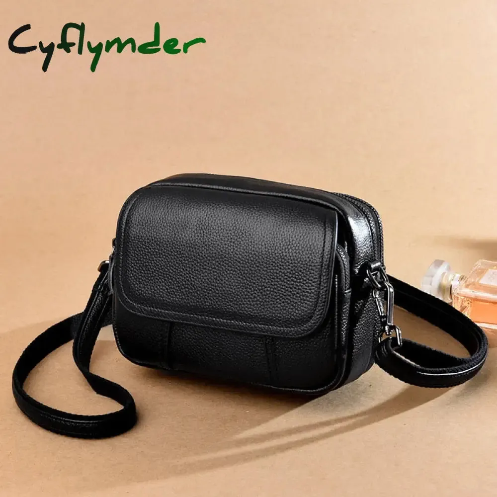 Cyflymder Designer Soft Genuine Leather Shoulder Bag Women's Luxury Handbags Fashion Crossbody Bag Luxury Brand for Women Female Totes Bag