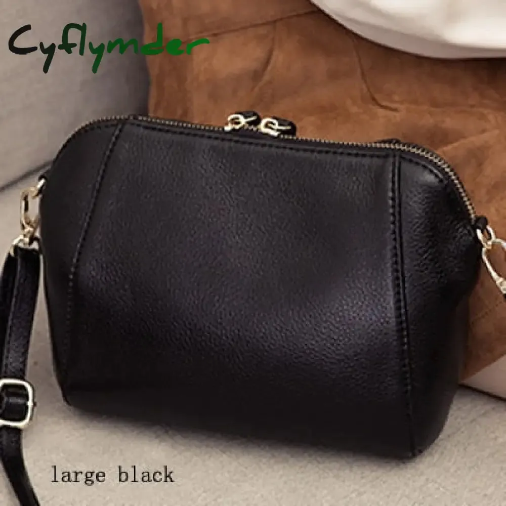 Cyflymder Genuine Leather Shoulder Bags for Women Luxury Handbag Fashion Ladies Shopping Totes Messenger Crossbody Bag Female Party Purse
