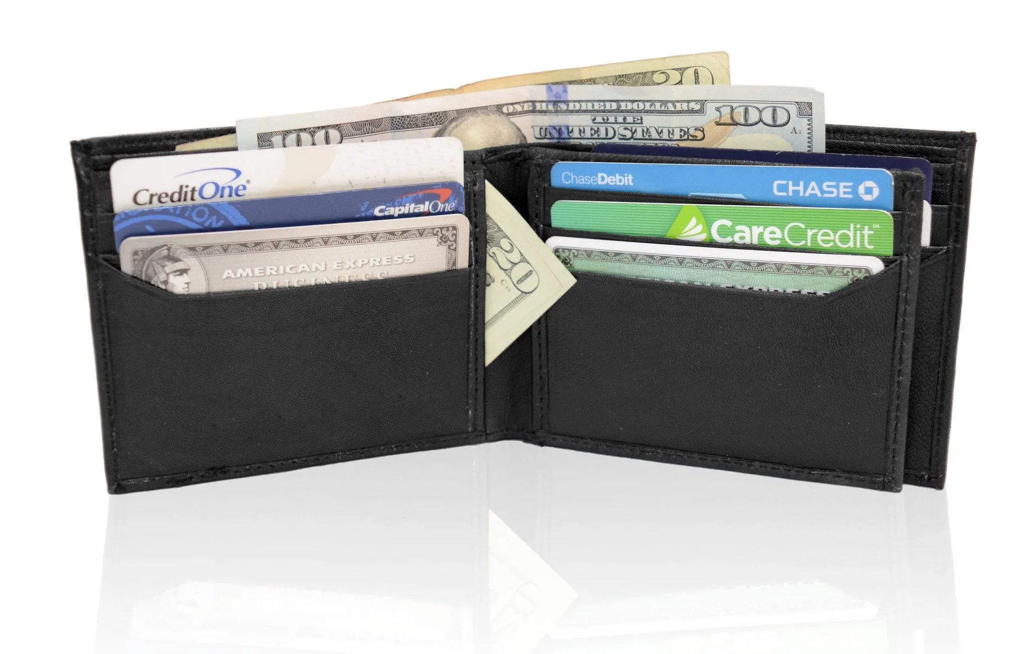 Deluxe RFID-Blocking Genuine Leather BiFold - Brown