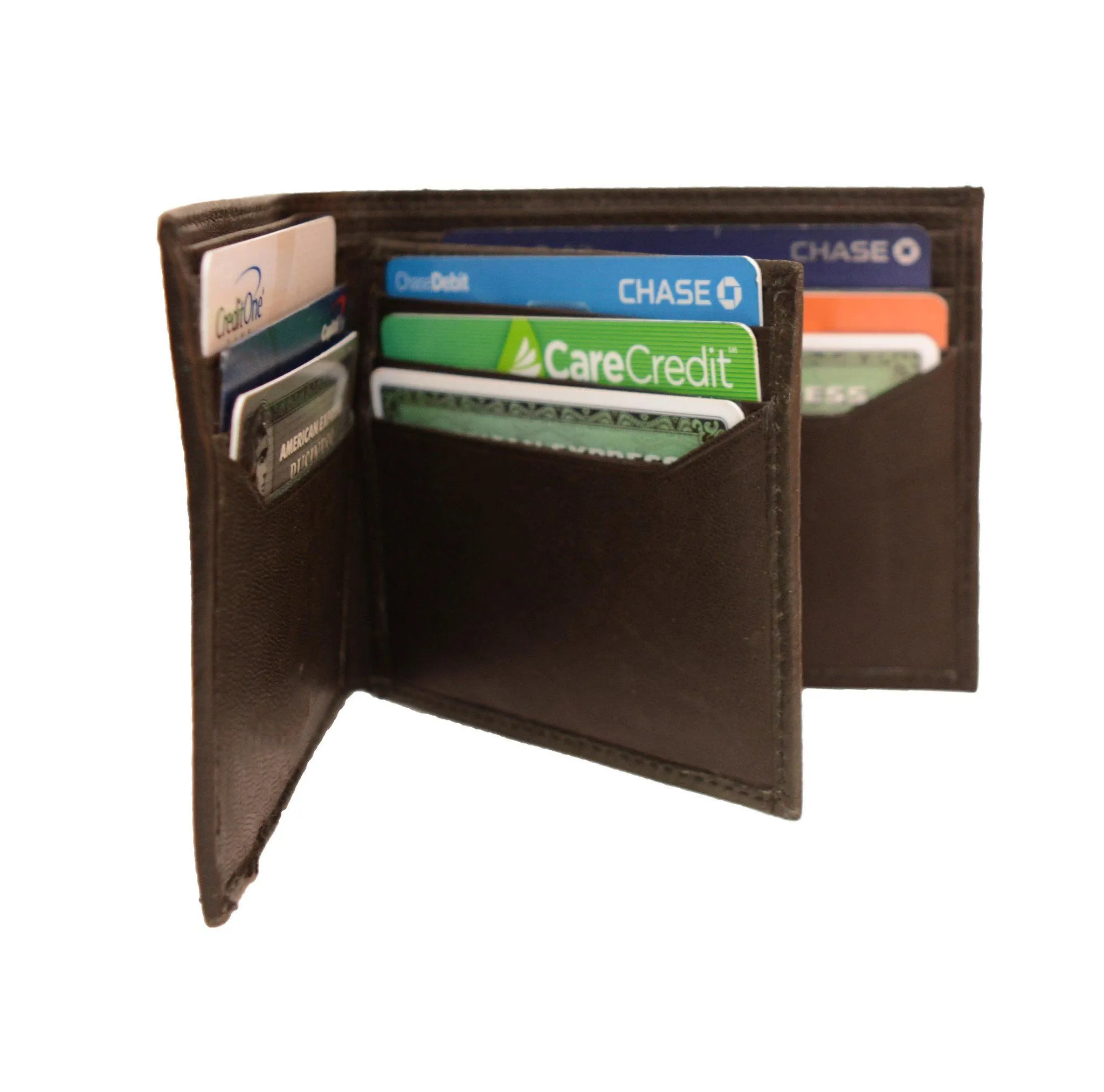 Deluxe RFID-Blocking Genuine Leather BiFold - Brown