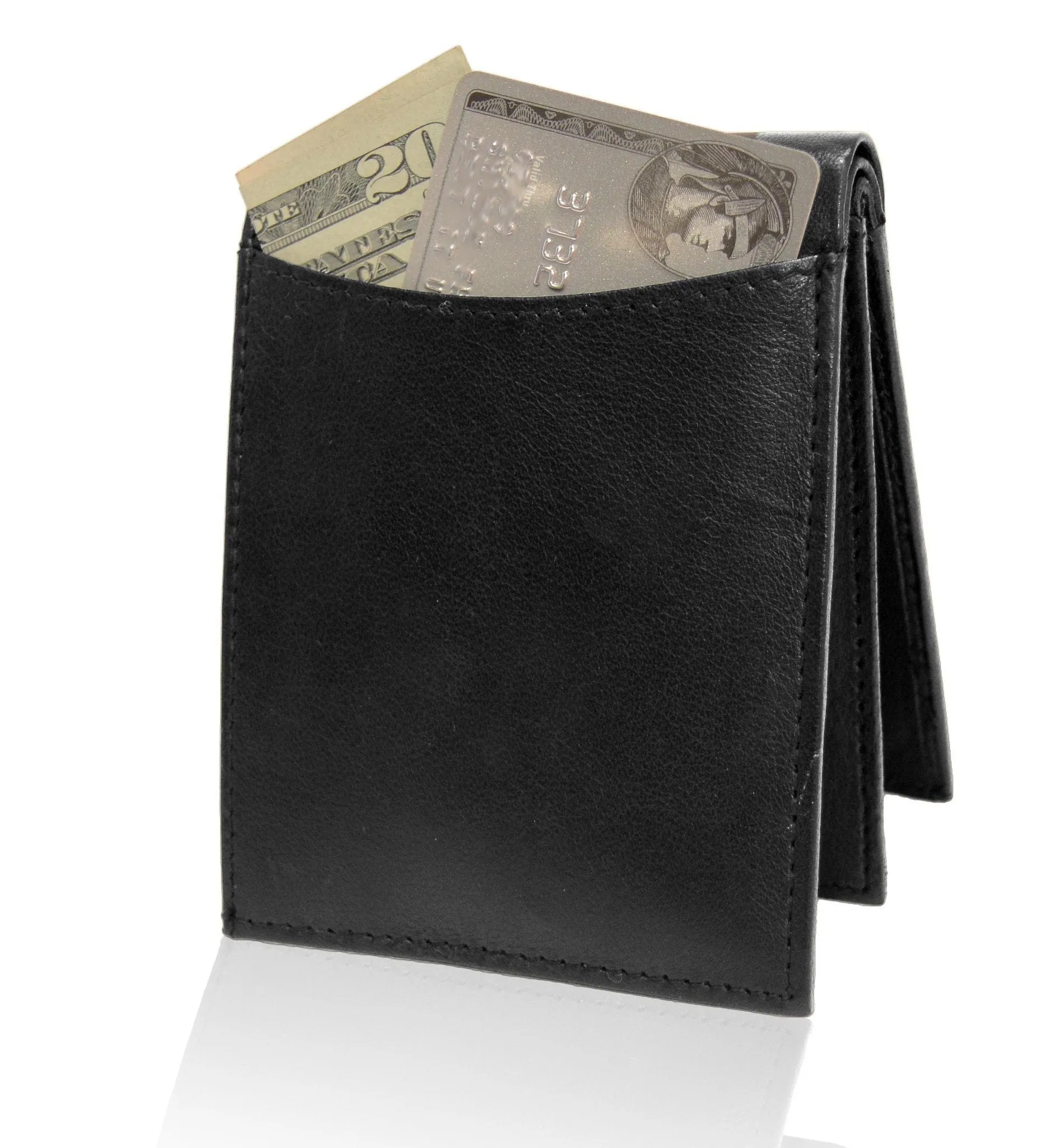Deluxe RFID-Blocking Genuine Leather BiFold - Brown