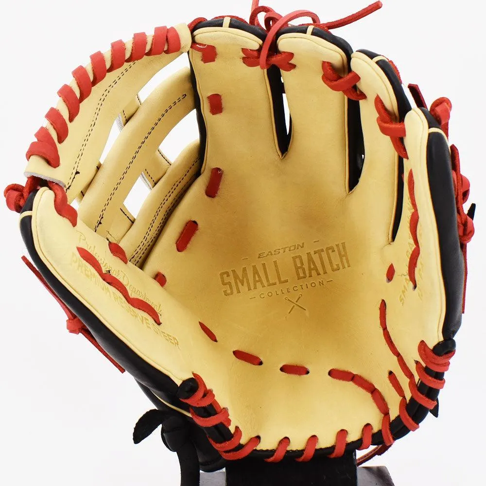 Easton Small Batch No. 57 Slowpitch Glove Camel/Black/Red
