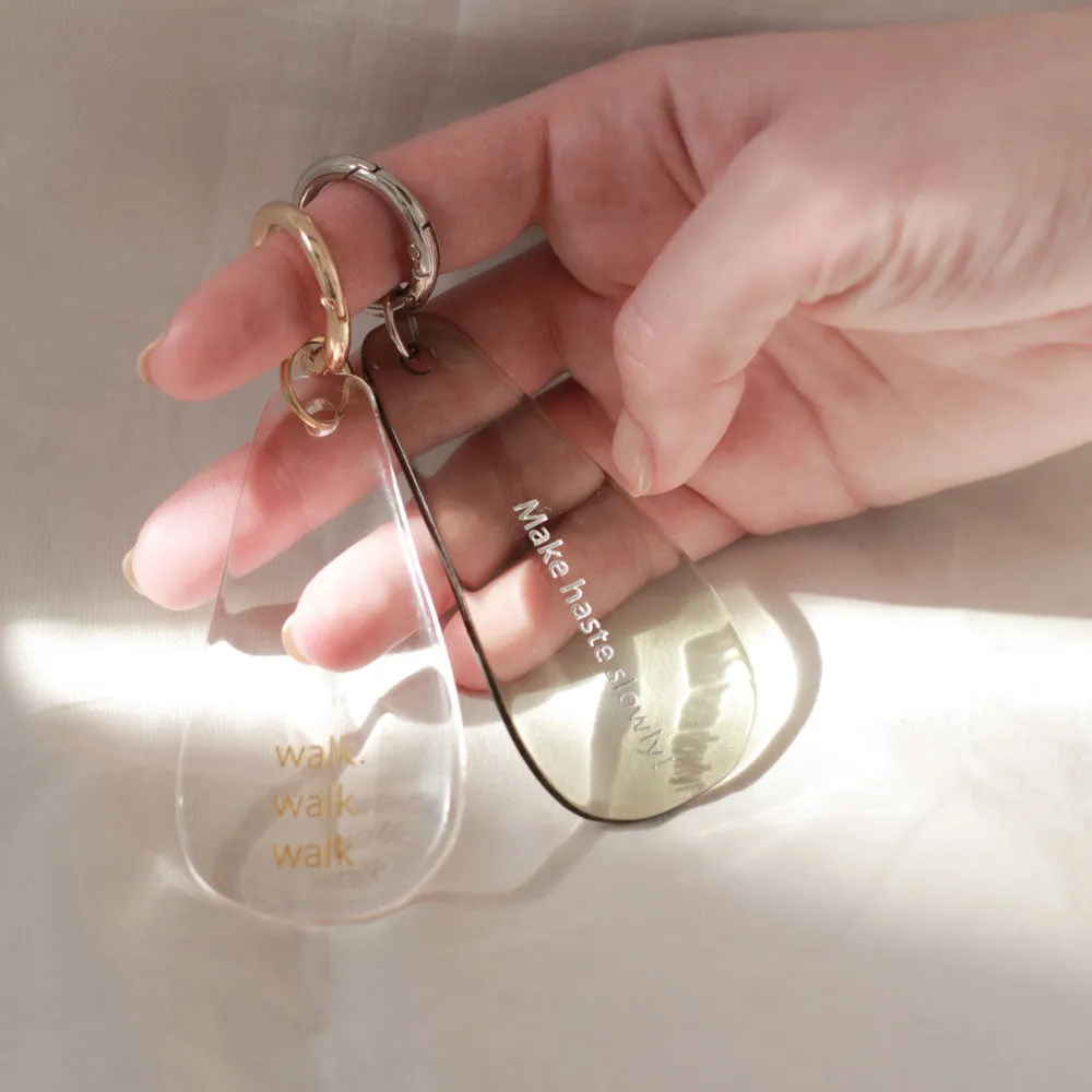 Engraved Shoehorn Key Ring