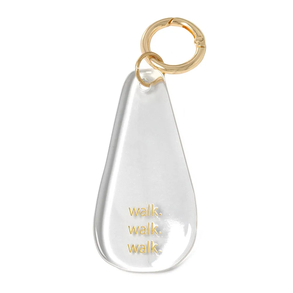 Engraved Shoehorn Key Ring