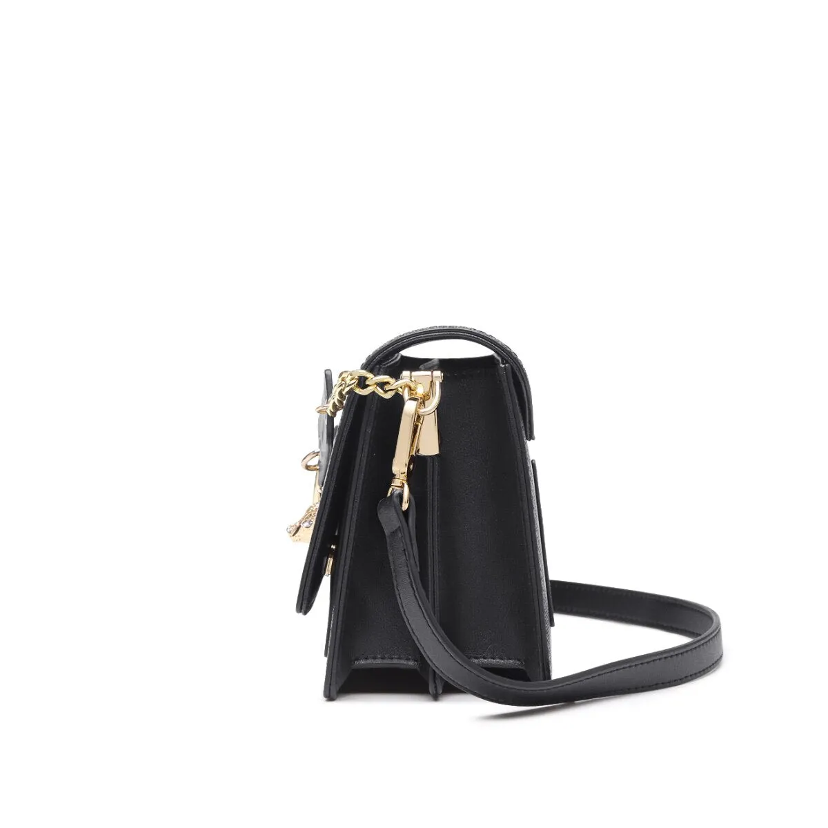 FOXER Women Summer Chic Flap Fashion Shoulder Bag Fox LOGO Girl's Mini Purse Shining Cross-body Bag Ladies Luxury Messenger Bag
