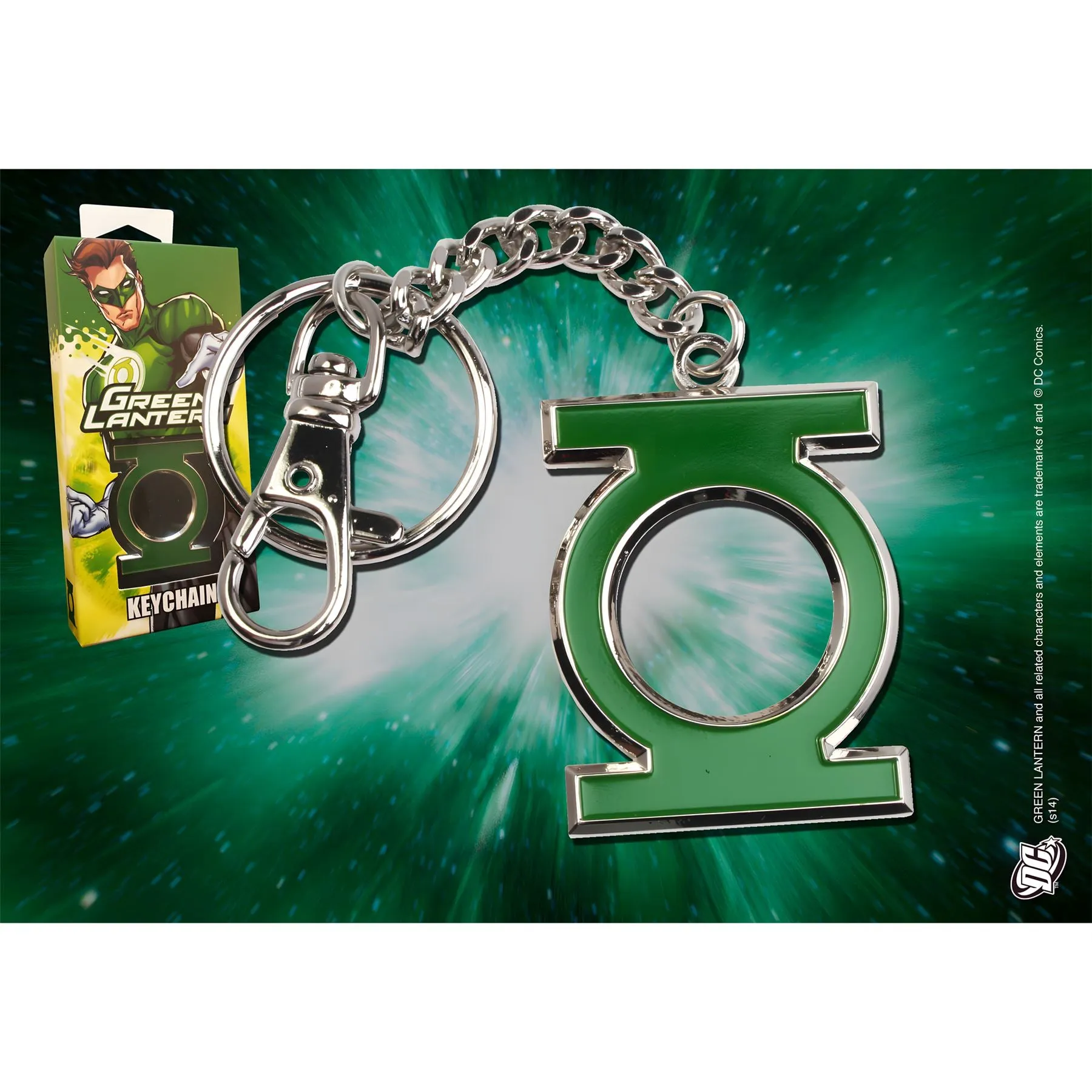 Green Lantern Logo Keychain