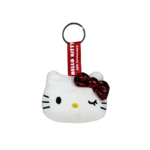 Hello Kitty Plush Keychain - Red