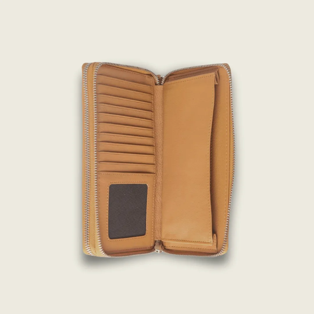 Large Double Zip Wristlet