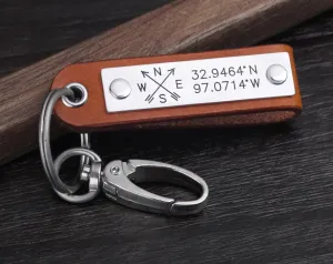 Leather Key Fob/Keychain/Key Accessories Gift for Men