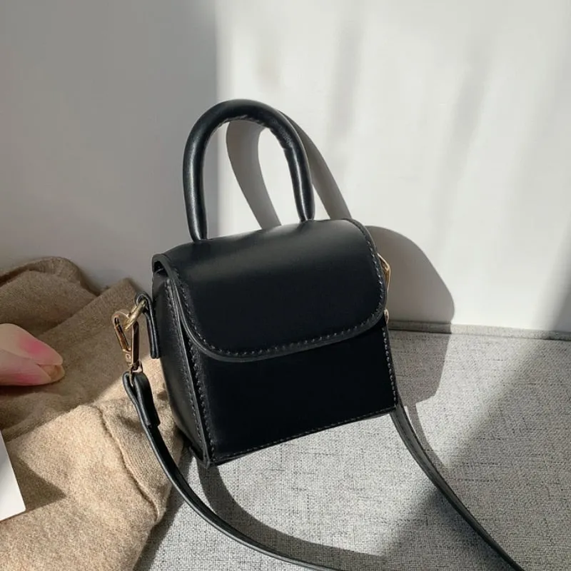 LEFTSIDE Vintage Mini Totes Handbags Women Crossbody Bags Female Ins Hot Mini Crocodile Coin Lipstick Purses