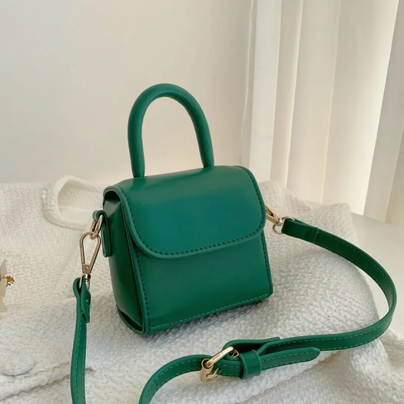 LEFTSIDE Vintage Mini Totes Handbags Women Crossbody Bags Female Ins Hot Mini Crocodile Coin Lipstick Purses