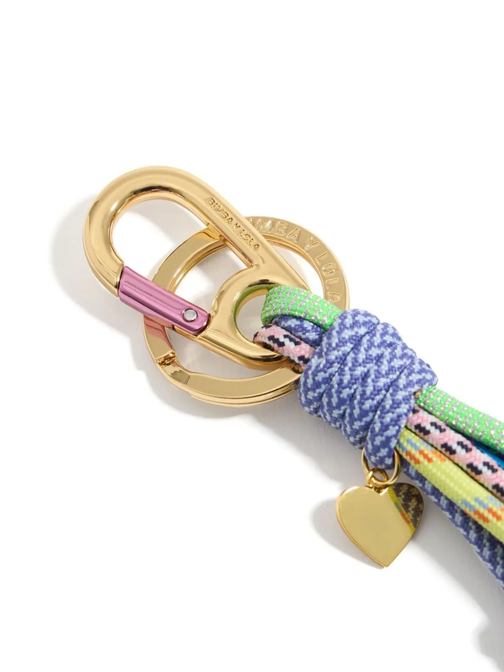 logo-plaque keychain