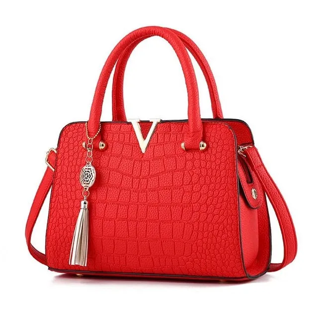 Luxury Leather Tote Designer Handbag For Women