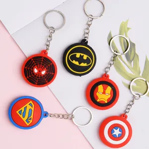 Marvel Silicone Figures Keychain Accessories – Disney Marvel Legends Avengers Keyrings Pendant