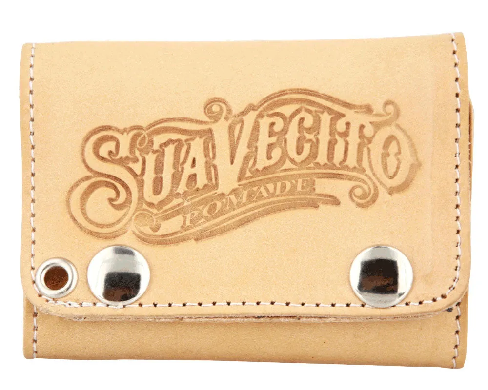 Men's Tri-Fold Chain Wallet - Natural