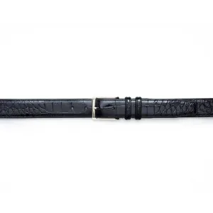 Mezlan Men's Belts Black Exotic Alligator AO7907 (MZB1080)