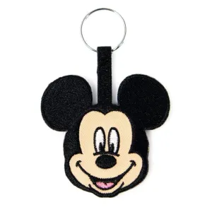 Mickey Mouse (Face) Woven Keychain