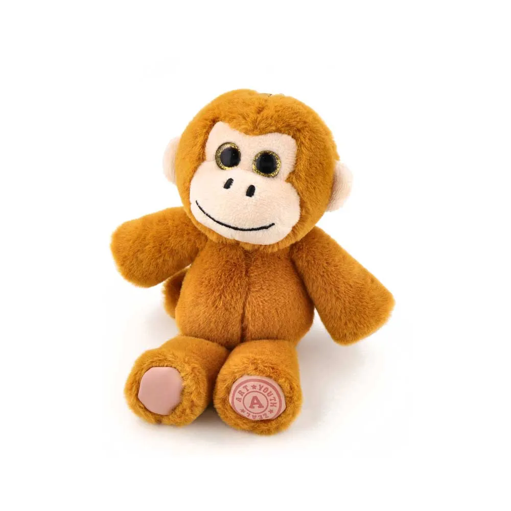 Monkey Plush Keychain