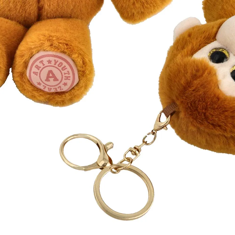 Monkey Plush Keychain