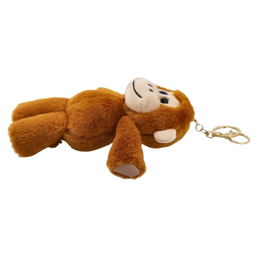 Monkey Plush Keychain