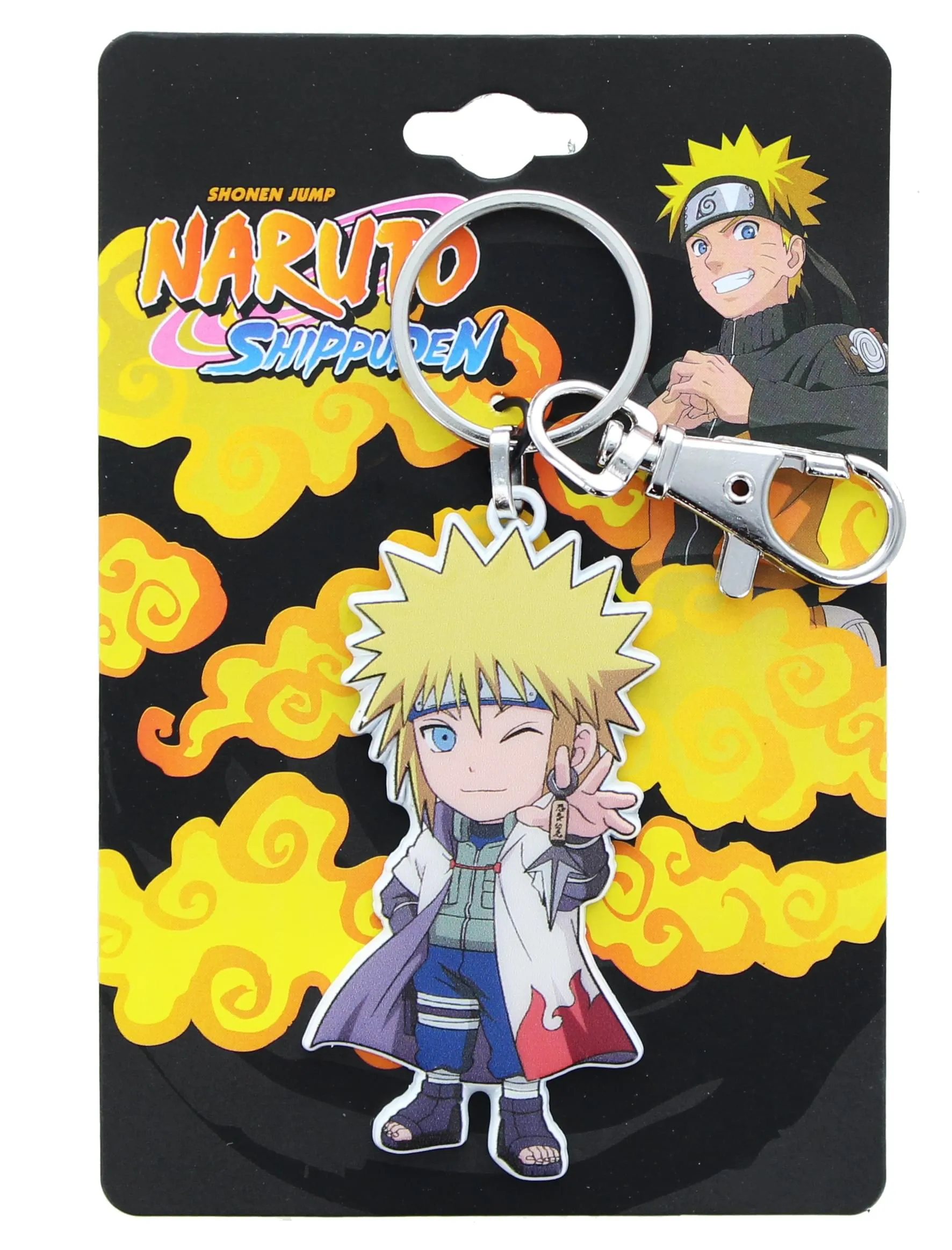 Naruto Shippuden Minato Namikaze Chibi Enamel Pendant Keychain