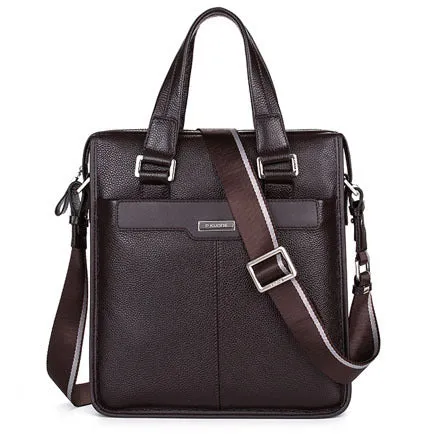 New Men's Handbag Genuine Leather Luxury Brand Men Business Briefcase Handbags Messenger Bags High Quality Men Shoulder Bag