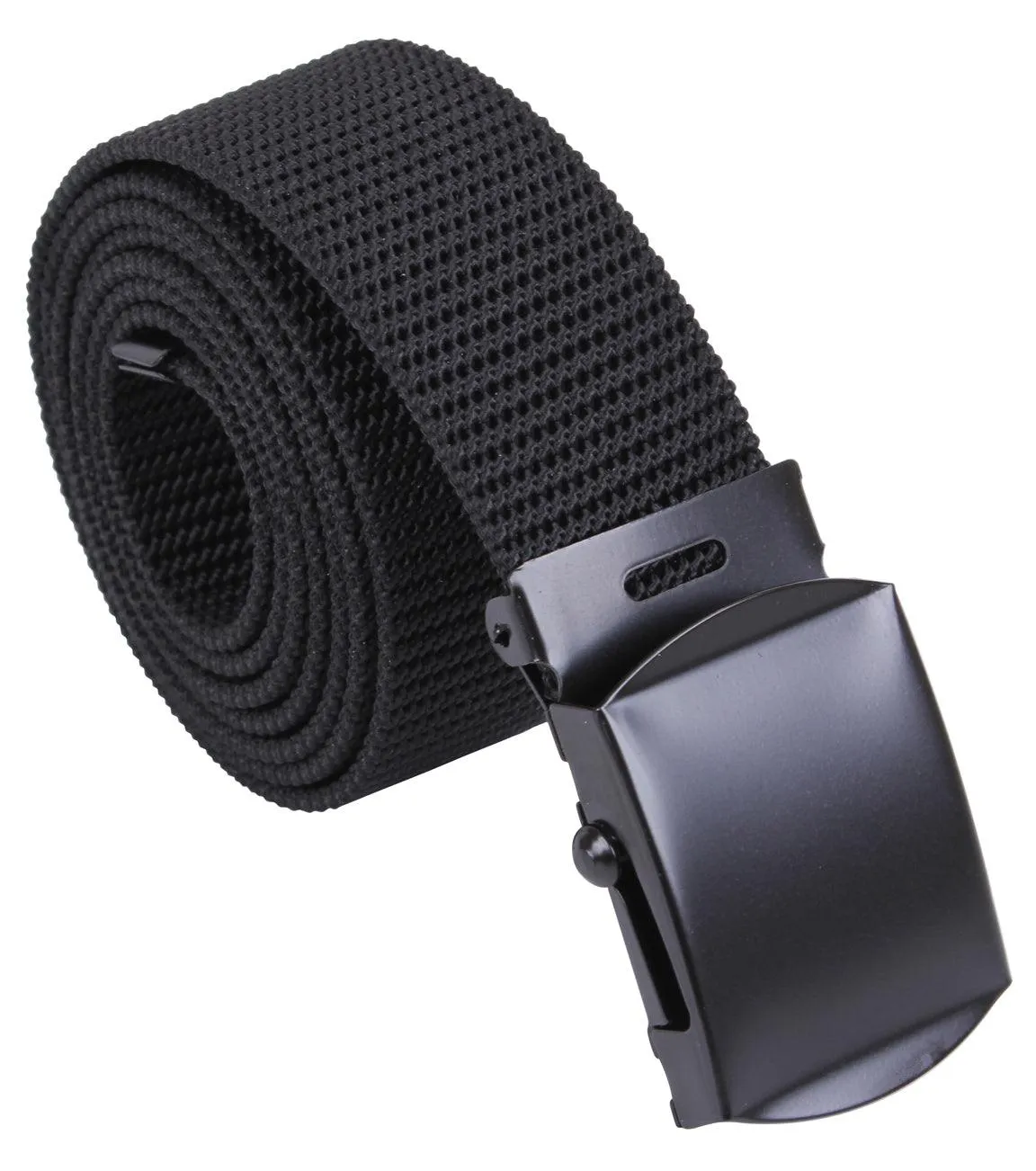 Nylon Web Belt - Black Webbing