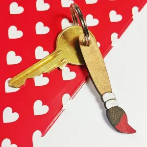 Paintbrush Keyring