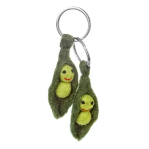 Peas in a Pod Friendship Keychains
