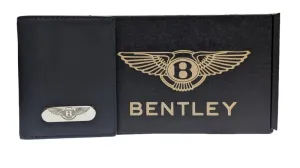 Premium Nappa Genuine Leather, Bentley Bi Fold Wallet Swolit RFID Blocker Gift Boxed