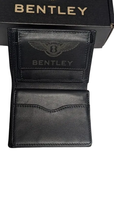 Premium Nappa Genuine Leather, Bentley Bi Fold Wallet Swolit RFID Blocker Gift Boxed