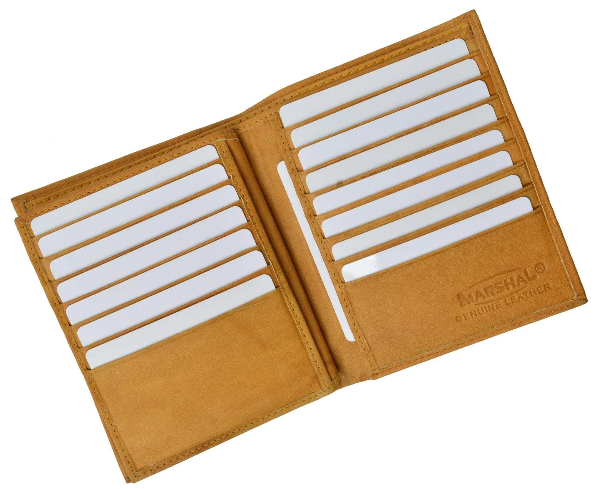 RFID Blocking Bifold Hipster Multi Credit Card ID Holder Wallet Premium Leather RFID 5502 (C)