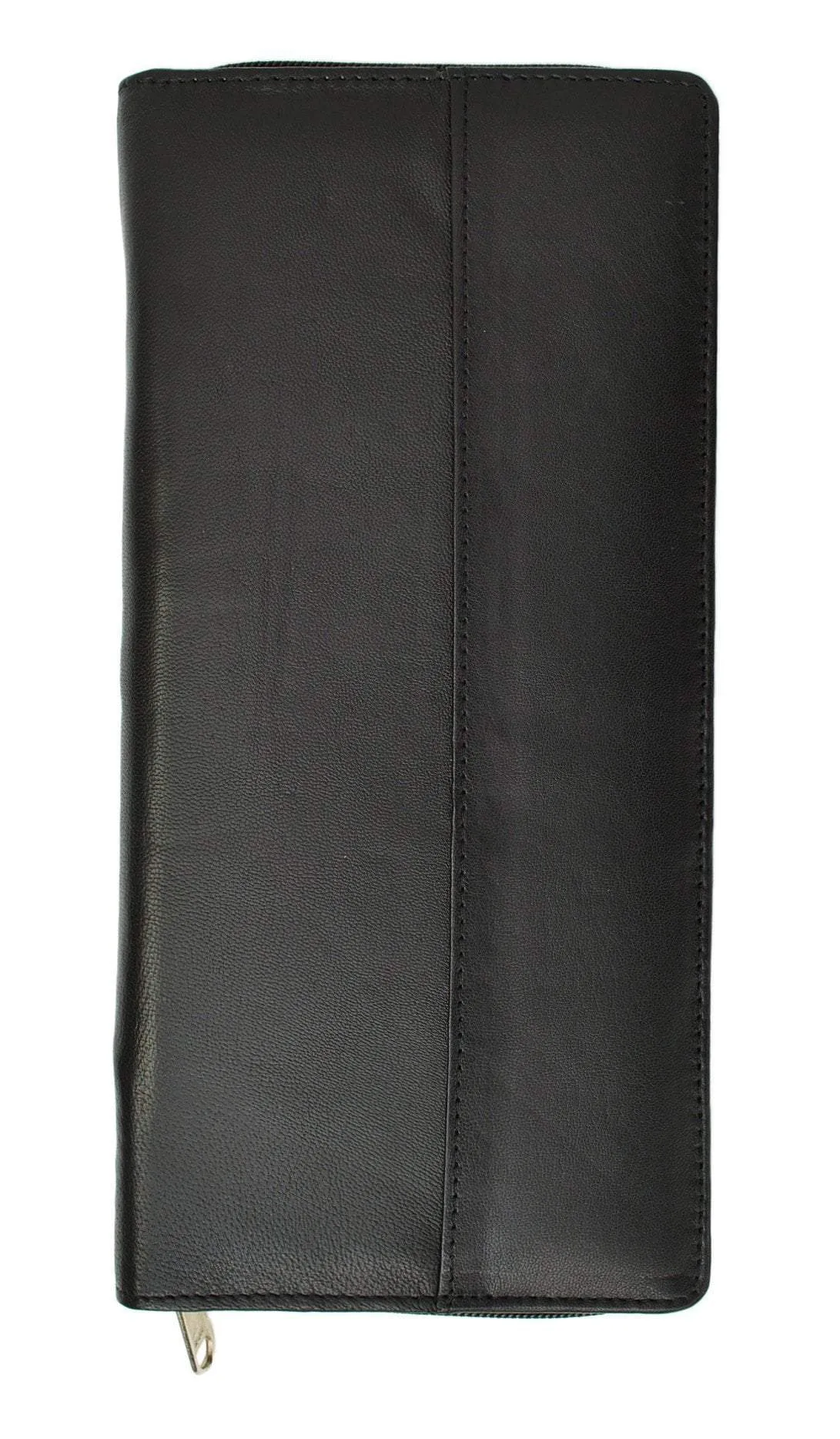 RFID Premium Leather Zipper Travel Credit Card Passport Wallet RFID P 663 (C)