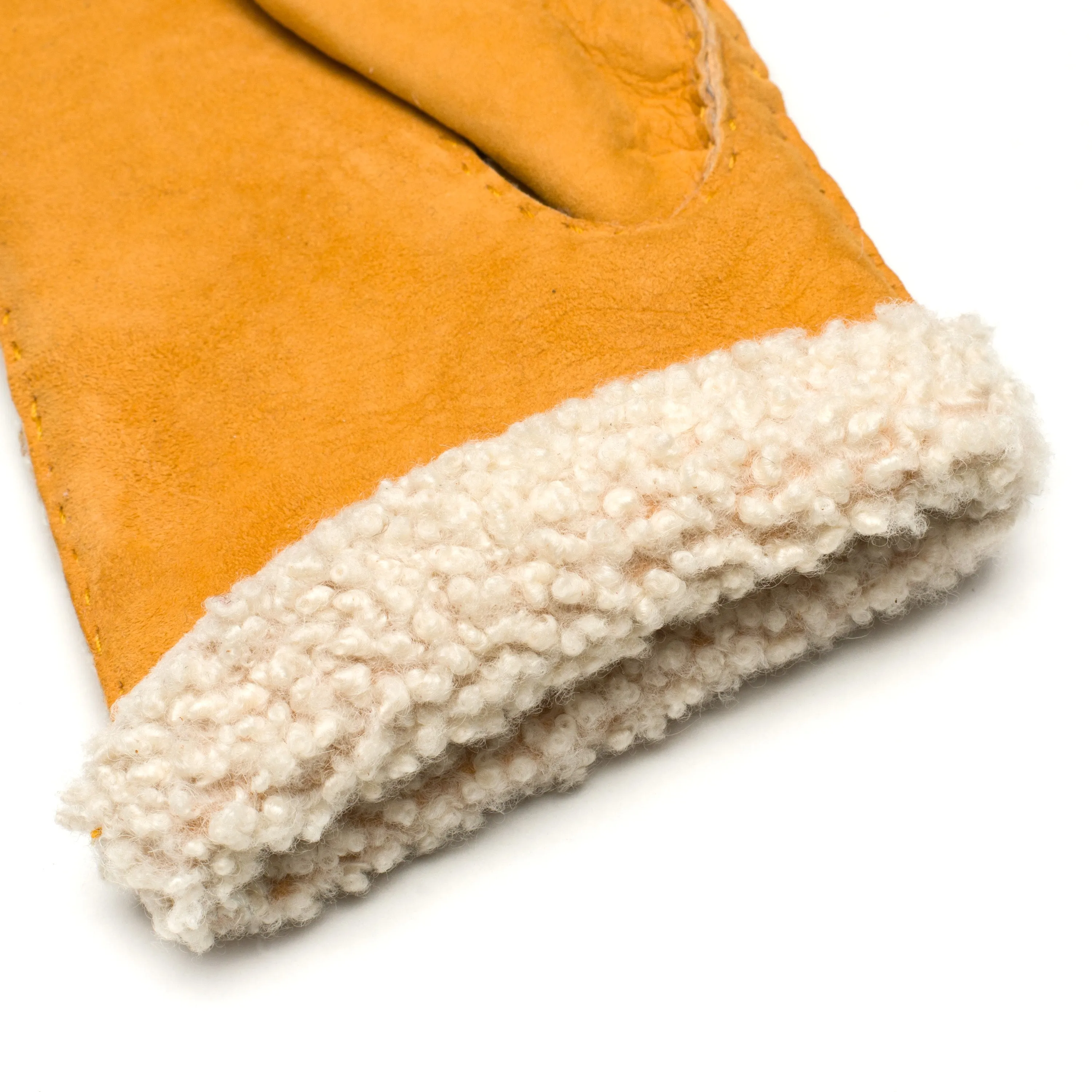 Sella Nevea Yellow Shearling Gloves