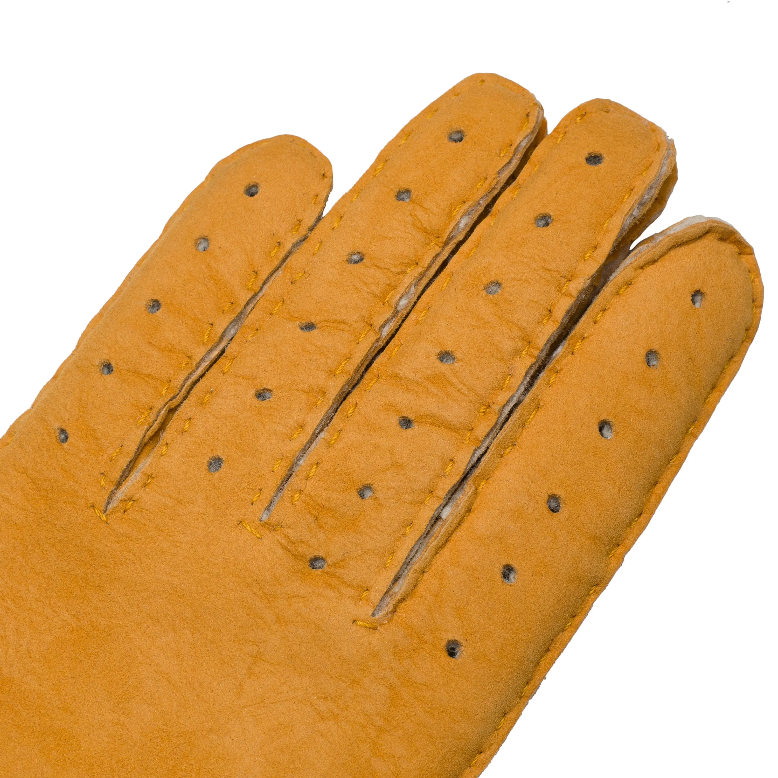 Sella Nevea Yellow Shearling Gloves
