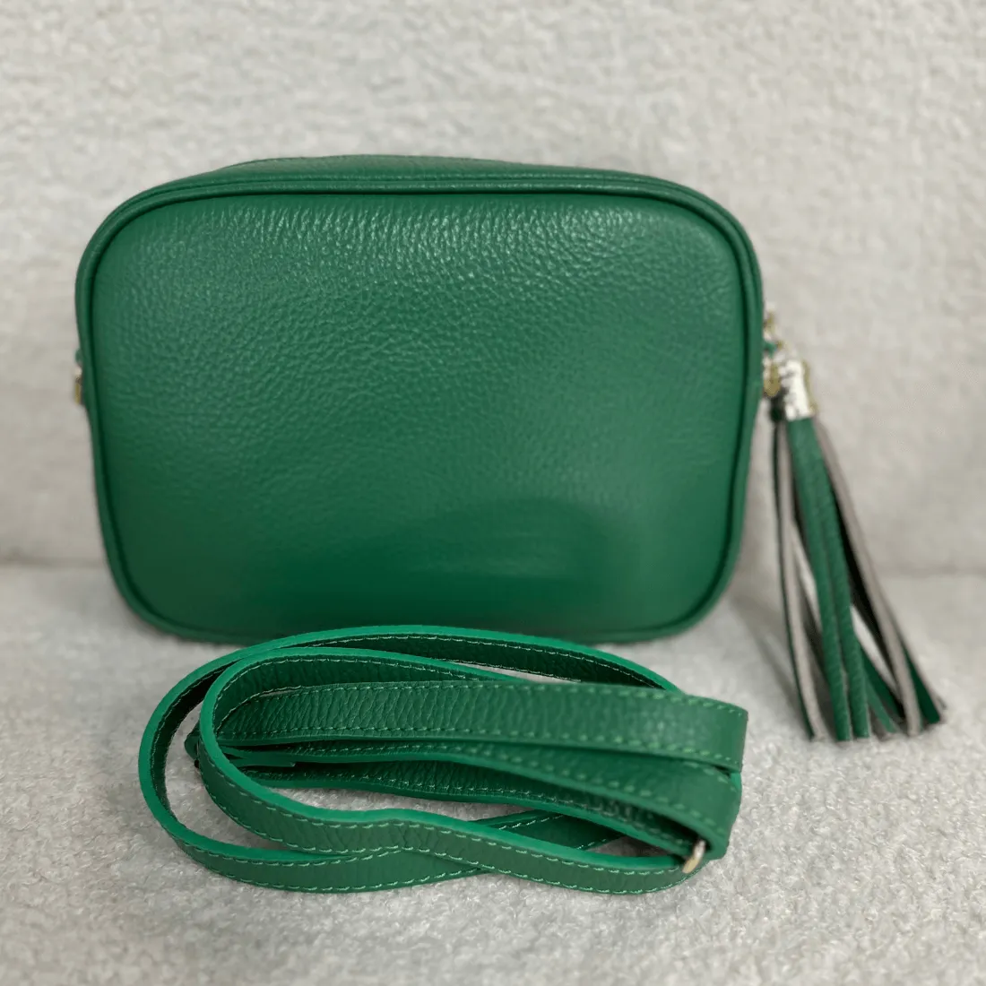Silvia leather crossbody bag