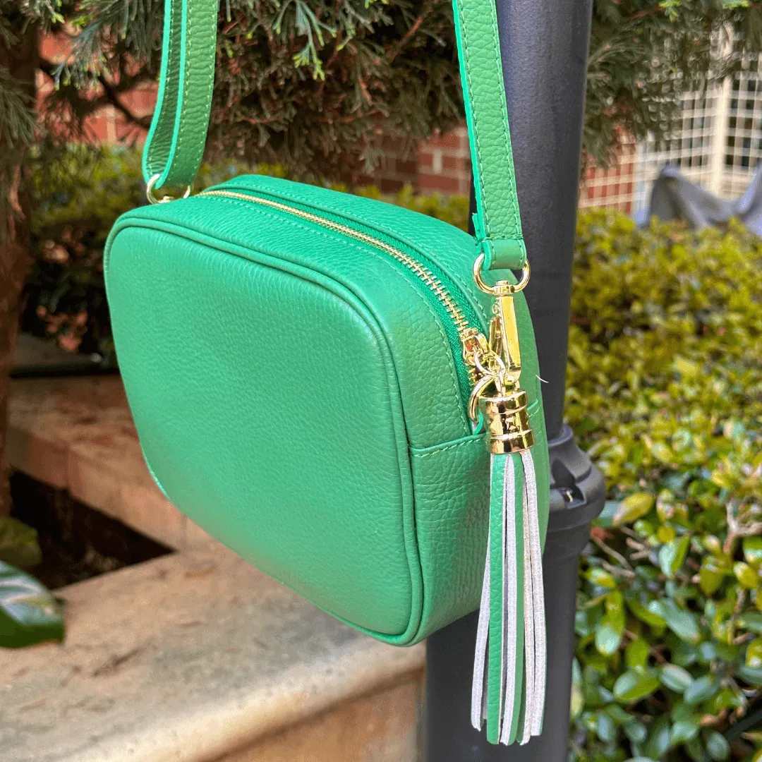 Silvia leather crossbody bag