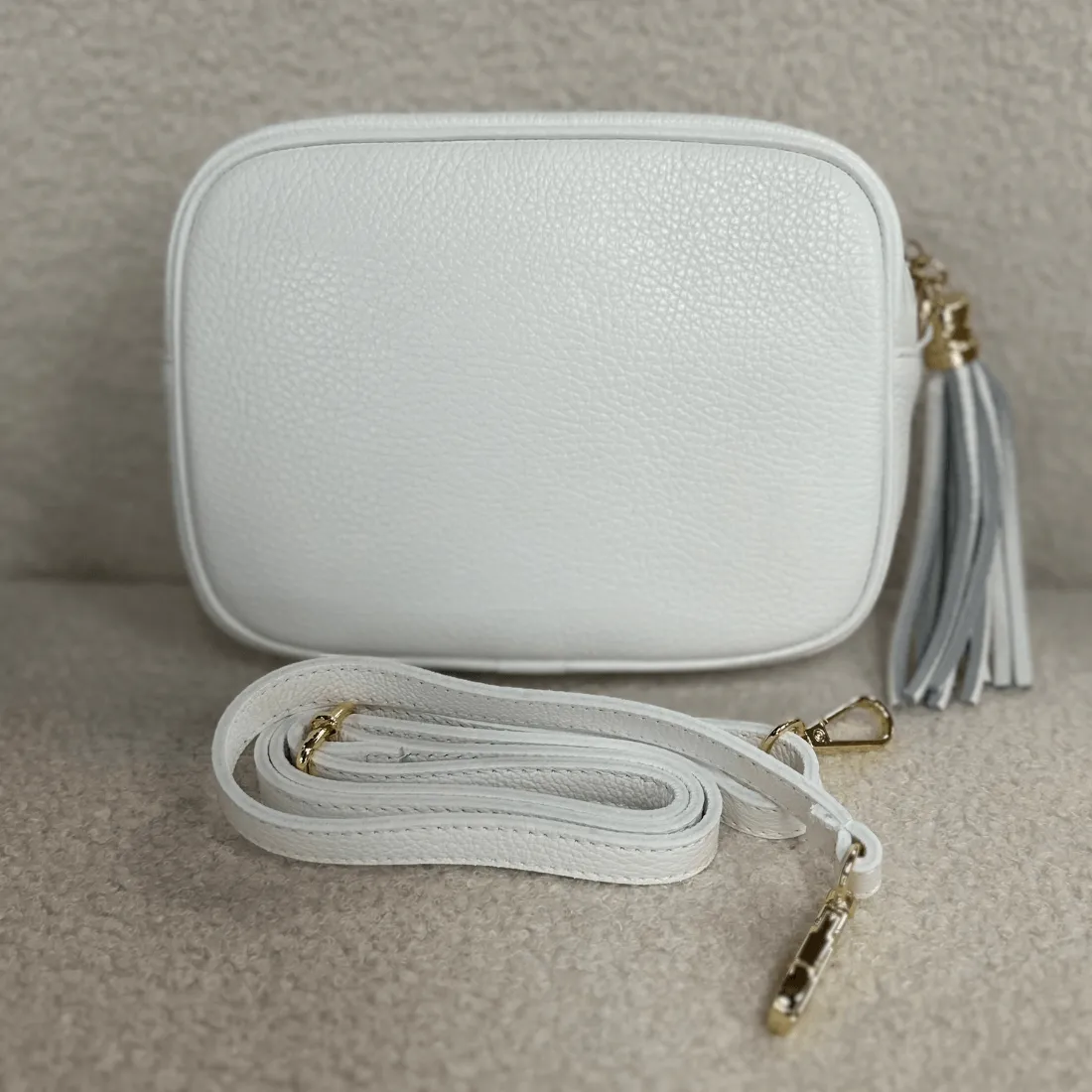 Silvia leather crossbody bag