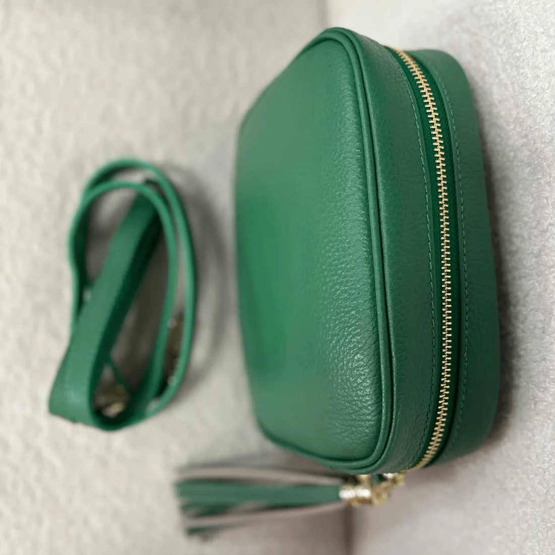 Silvia leather crossbody bag